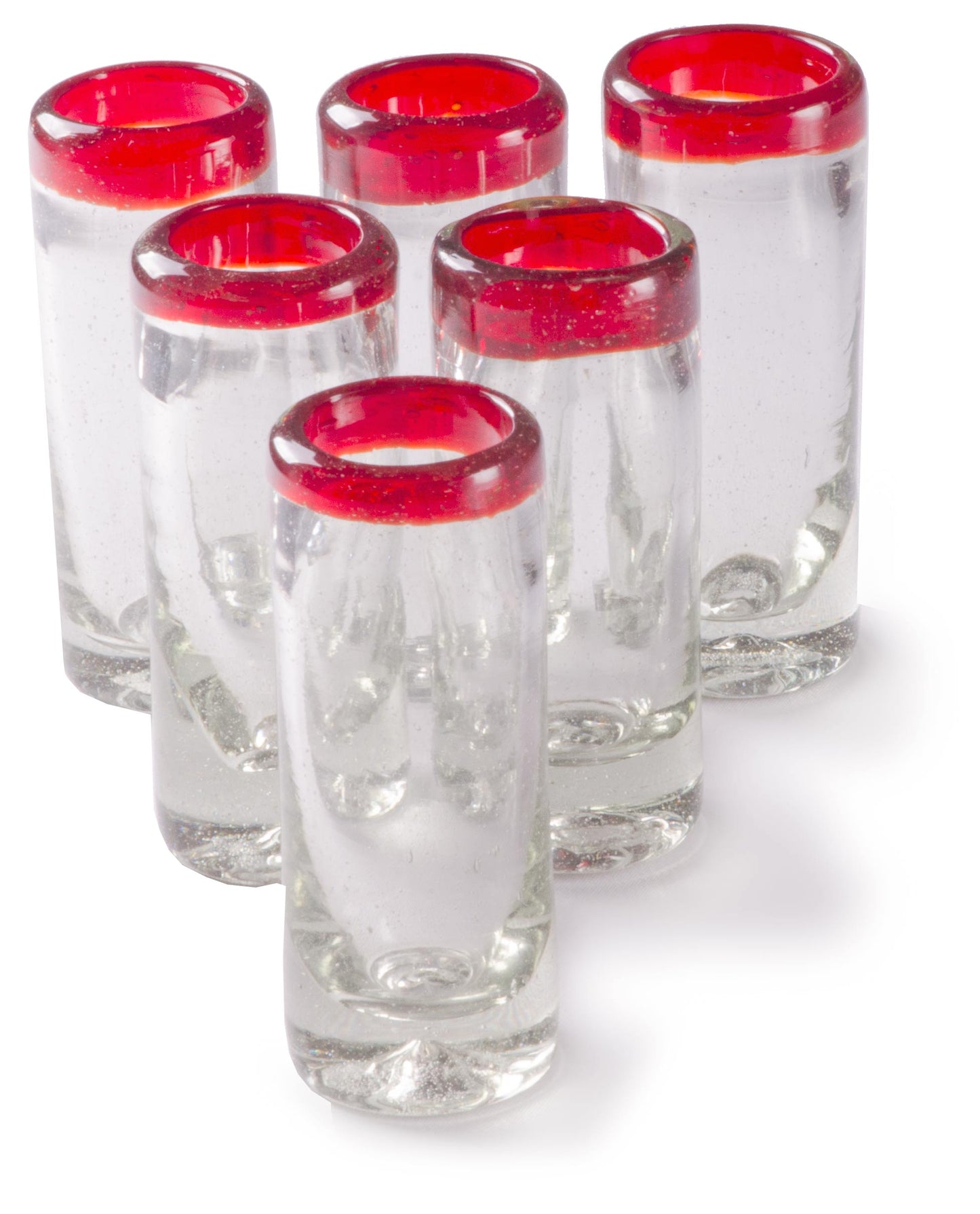 
                  
                    Red Rim Shot Glass - 2 oz -   - Orion's Table
                  
                