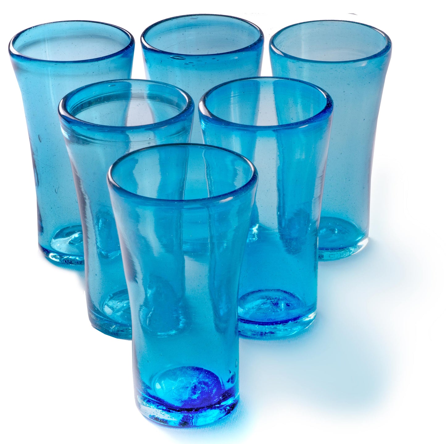 
                  
                    Orion Lily Collection 14 oz Tumbler Turquoise -   - Orion's Table Mexican Glassware
                  
                