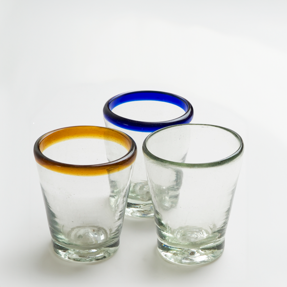 Tapered Shot Glass (Assorted Colors) - 2.5 oz.